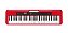 Teclado Casio CT-S200 RD 61 Teclas Porta USB - Imagem 1