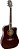 Violao Folk Giannini Cutway Eletroacustico Dark Wine GF-1D CEQ TDW - Imagem 1