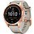 Relógio Multi Esportivo Garmin Fenix 7S Solar com pulseira 42mm Rosa com Dourado com tela Touch - Imagem 2