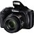 Câmera Digital Canon Powershot SX540 HS 20.3 Mp Full HD Zoom ótico 50x distância focal 24-1200mm - Imagem 1