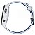 Relogio Smartwatch Garmin Forerunner 265 46mm - Whitestone/Tidal Blue 13 Sensores Wifi + Detector de Luzes Varia e Tracback (010-02810-01) - Imagem 5
