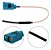 Antena para Instalação e codificação Car Play e Android Auto BMW Série F/G/X/I Conector Fakra Z - Imagem 3