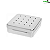 Estojo Perfurado inox 07X06X3cm - Fami - Imagem 1