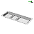 Bandeja em Inox para 06 Instrumentais 22X09X1,5 CM - Fami - Imagem 1