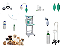 KIT ANESTESIA INALATORIA EV1000 PLUS COMPLETO - Imagem 1