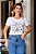 T-Shirt Bordada Mão de Fatima Pedrarias - Imagem 1
