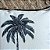 Almofada Tropical Coqueiro com Listra em Linhão 45x45 - Imagem 3