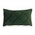 Almofada Drapeada Verde Suede 30x50 cm - Imagem 3