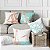 Kit 4 Almofadas Decoracao Nautica Praia Mar Azul Laranja com Enchimento - Imagem 1