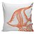 Kit 4 Almofadas Decoracao Nautica Praia Mar Azul Laranja com Enchimento - Imagem 3