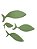 Kit 4 Peixes Verdes de Parede Decoração em Madeira - Imagem 3