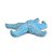 Estrela Decorativa De Mesa Azul Claro em Resina 16 cm - Imagem 2