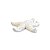Estrela Decorativa De Mesa Branca em Resina 11 cm - Imagem 2