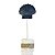 Enfeite Decorativo Pedestal Concha Azul Marinho 30 cm - Imagem 1