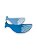 Enfeite Baleias Decorativas de Mesa 2 Peças Azul Claro e Azul Marinho em Madeira - Imagem 3