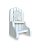 Porta Papel Higiênico Branco com Concha Decoração Náutica - Imagem 3