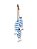 Penduricalho Trio de Peixes em Madeira com Listra Azul Clara 41x9x5,5 - Imagem 3