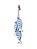 Penduricalho Trio de Peixes em Madeira com Listra Azul Clara 41x9x5,5 - Imagem 4