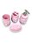 Kit de Banheiro de Cerâmica 4 Peças Conchas Rosa Porta Sabonete Líquido /Saboneteira/Porta Escova/Porta algodão - Imagem 3