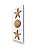 Quadro Decorativo Vertical Concha e Estrelas em Madeira Decoração Casa de Praia - Imagem 4