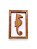 Kit 2 Quadros Cavalo Marinho Decoração Náutica de Parede - Imagem 2
