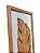 Quadro Folha Marrom com Linho 100x35 cm Decoração de parede - Imagem 4