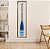 Quadro em Linho com Remo Azul com Listras Brancas em Madeira 140x35 - Imagem 1