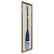 Quadro em Linho com Remo Azul com Listras Brancas em Madeira 140x35 - Imagem 4