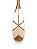 Remo Decorativo Bege 55 cm Decoração de Parede em madeira para Casa de Praia - Imagem 3