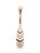 Remo Decorativo Bege 55 cm Decoração de Parede em Madeira Pinus - Imagem 1