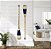 Remo Decorativo Azul Marinho com listras 100 cm Decoração Náutica Praia - Imagem 1