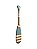 Remo Decorativo Azul Claro Listras 55 cm Decoração Náutica Praia - Imagem 3