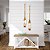 Remo Decorativo Listras Bege 100 cm Decoração Náutica Praia - Imagem 1