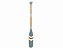 Remo Decorativo Azul Pastel com Branco 130 cm Decoração de Parede em madeira para Casa de Praia e Náutica - Imagem 1