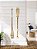 Remo Decorativo Bege com listras 130 cm Decoração Náutica Praia - Imagem 1