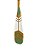 Remo Decorativo Verde 100 cm Decoração de Parede em madeira para Casa de Praia e Náutica - Imagem 3