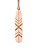 Remo Decorativo Indian Bege 100 cm Decoração de Parede Náutica - Imagem 4