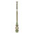Remo Decorativo Verde com Azul e Branco 130 cm em Madeira - Imagem 2