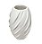 Vaso Decorativo em Cerâmica Branco - Imagem 3