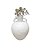 Vaso Decorativo com Alças Grande em Cerâmica Branco - Imagem 3