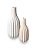 Kit 2 Garrafas Riscadas Off-White e Bege Vaso Decorativo - Imagem 2