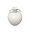 Vaso Decorativo com Alças Médio em Cerâmica Branco - Imagem 3