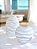 Vaso Ondas Decorativo Branco Grande em Cerâmica - Imagem 1