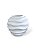 Vaso Ondas Decorativo Branco Médio em Cerâmica - Imagem 2