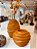 Vaso Ondas Decorativo Ocre Grande em Cerâmica - Imagem 2