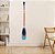 Remo Decorativo Azul Claro, Azul Marinho e Branco 100cm em Madeira - Imagem 1