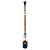 Remo Decorativo Azul Claro, Branco e Ponta Azul Marinho 130cm em Madeira - Imagem 2