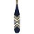 Remo Decorativo X Azul Claro, Branco e Azul Marinho 100cm em Madeira - Imagem 5
