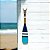Remo Decorativo Azul Marinho, Branco e Azul Claro 55 cm em Madeira Pinus - Imagem 1