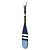 Remo Decorativo Azul Marinho, Branco e Azul Claro 55 cm em Madeira Pinus - Imagem 4